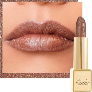 Oulac Metallic Shine Brown Lipstick for Women 4.3 g/0.15 oz (Guilty Pleasure (09